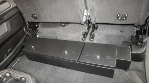 Ram 1500 Underseat Lockbox - Rear - Tuffy Products - Standard Key - Black - `19-`24